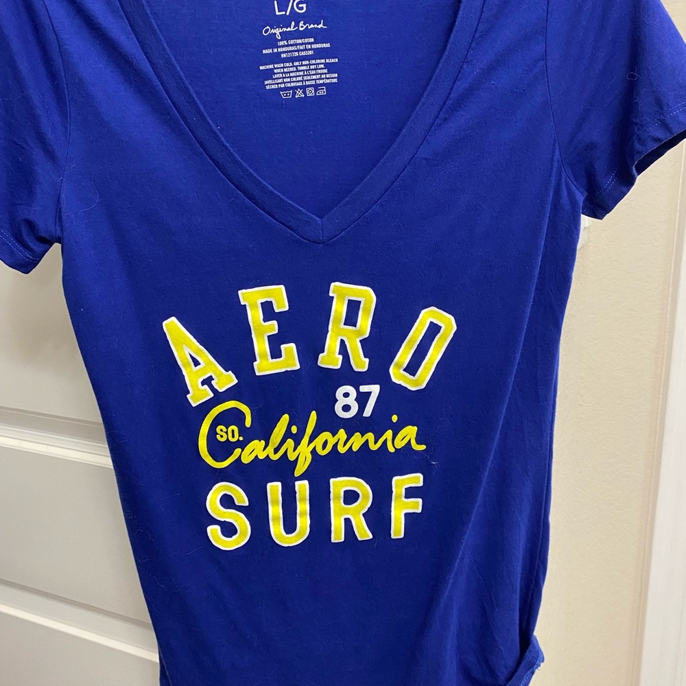 Aeropostale Ladies V-Neck California Tee